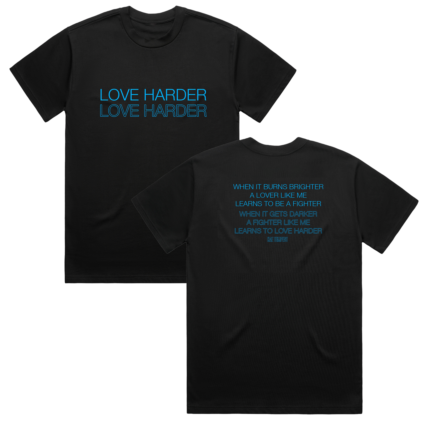 Love Harder Black T-Shirt